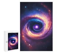 1000 PCS Puzzle For Adults Cosmic Spiral Nebula Jigsaw for Adults Relax Games Staycation Kill Time Deal As Gifts for The Whole Family 1000 PCS