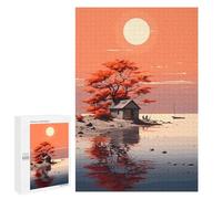 1000 PCS Puzzle For Adults Cottage Core Sunset Jigsaws for Adults Relax Games Pattern Assembly Deal As Gifts for The Whole Family 1000 PCS