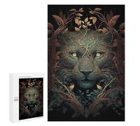 1000 PCS Puzzle For Adults Cougar Wild Enchantment Jigsaws for Adults Relax Games Pattern Assembly Deal As Gifts for The Whole Family 1000 PCS