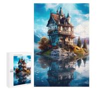 1000 PCS Puzzle For Adults Cute Palace Jigsaw for Adults Relax Games Staycation Kill Time Deal As Gifts for The Whole Family 1000 PCS