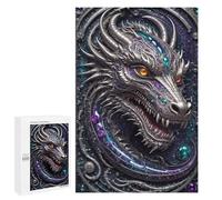 1000 PCS Puzzle For Adults Dragon Guardian Art Deco Jigsaws for Adults Puzzle Enhance Memory Fun Activities at Home for Is Ideal As A Gift 1000 PCS