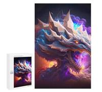 1000 PCS Puzzle for Adults Dragon's Fiery Roar -1 Adult Jigsaw Puzzle Brain Teaser Game But Fun And Humorous Fun at Home Activities, 1000 PCS