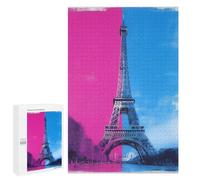 1000 PCS Puzzle For Adults Eiffel Tower Paris France Puzzle For Teenagers Analysis And Logic Help The Brain Exercise Deal As Gifts for The Whole Family 1000 PCS