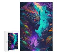 1000 PCS Puzzle for Adults Enchanted Forest with Mythical Creature Adult Jigsaw Puzzle Brain Teaser Game But Fun And Humorous Fun at Home Activities, 1000 PCS