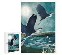 1000 PCS Puzzle for Adults Evening Heron Puzzle For Teenagers Improve Memory Every Piece Is Unique - Learning Educational Toys 1000 PCS