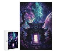 1000 PCS Puzzle for Adults Fantasy Asian Temple Portal Puzzle For Teenagers Improve Memory Every Piece Is Unique - Learning Educational Toys 1000 PCS