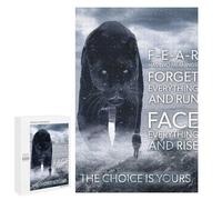 1000 PCS Puzzle For Adults Fear Has Two Meanings Jigsaws for Adults Puzzle Improve Memory Wishlist with Santa Claus Stress Reduction Gifts 1000 PCS