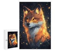 1000 PCS Puzzle for Adults Fiery Wolf Portrait Puzzle For Teenagers Improve Memory Every Piece Is Unique - Learning Educational Toys 1000 PCS