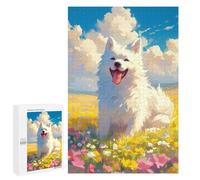 1000 PCS Puzzle for Adults Fluffy Dog Japanese Art Adult Jigsaw Puzzle Brain Teaser Game But Fun And Humorous Fun at Home Activities, 1000 PCS