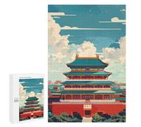 1000 PCS Puzzle For Adults Forbidden Temple Jigsaws for Adults Relax Games Pattern Assembly Deal As Gifts for The Whole Family 1000 PCS