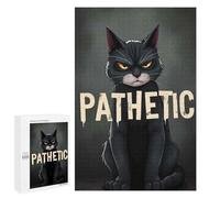 1000 PCS Puzzle For Adults Funny Angry Cat Jigsaws for Adults Relax Games Pattern Assembly Deal As Gifts for The Whole Family 1000 PCS