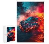 1000 PCS Puzzle for Adults Future Racing Car Neon Lights Puzzle For Teenagerss Improve Memory Fun Activities at Home Stress Reduction Gifts 1000 PCS