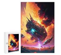 1000 PCS Puzzle for Adults Galactic Cataclysm A Cosmic Explosion Adult Jigsaw Puzzle Brain Teaser Game But Fun And Humorous Fun at Home Activities, 1000 PCS