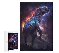 1000 PCS Puzzle For Adults Galactic Dinosaur Art Print Jigsaws for Adults Puzzle Improve Memory Wishlist with Santa Claus Stress Reduction Gifts 1000 PCS