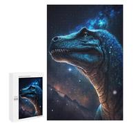 1000 PCS Puzzle For Adults Galactic Dinosaur Profile Jigsaws for Adults Puzzle Improve Memory Wishlist with Santa Claus Stress Reduction Gifts 1000 PCS