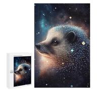 1000 PCS Puzzle For Adults Galactic Hedgehog Art Print -2 Jigsaws for Adults Puzzle Improve Memory Wishlist with Santa Claus Stress Reduction Gifts 1000 PCS
