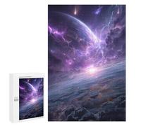 1000 PCS Puzzle For Adults Galactic Stormscape Jigsaw Puzzles for Teenagers Staycation Kill Time Challenging To Complete Educational Family Game 1000 PCS