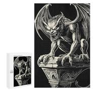 1000 PCS Puzzle For Adults Gargoyle Illustration Jigsaws for Adults Relax Games Pattern Assembly Deal As Gifts for The Whole Family 1000 PCS