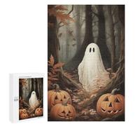 1000 PCS Puzzle for Adults Ghostly Halloween Forest Puzzle For Teenagers Improve Memory Every Piece Is Unique - Learning Educational Toys 1000 PCS