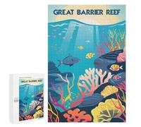 1000 PCS Puzzle For Adults Great Barrier Beauty Jigsaws for Adults Relax Games Pattern Assembly Deal As Gifts for The Whole Family 1000 PCS