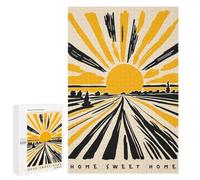 1000 PCS Puzzle for Adults Home Sweet Home Landscape Art Puzzle For Teenagers Improve Memory Every Piece Is Unique - Learning Educational Toys 1000 PCS