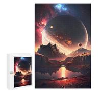 1000 PCS Puzzle For Adults Jupiter Mountain Lake Jigsaw for Adults Relax Games Staycation Kill Time Deal As Gifts for The Whole Family 1000 PCS