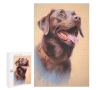 1000 PCS Puzzle For Adults Labrador Retriever Sketch Jigsaw for Adults Relax Games Staycation Kill Time Deal As Gifts for The Whole Family 1000 PCS