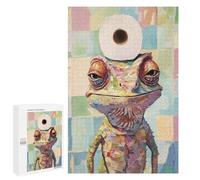 1000 PCS Puzzle For Adults Lizard with Toilet Paper Jigsaw for Adults Relax Games Staycation Kill Time Deal As Gifts for The Whole Family 1000 PCS