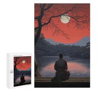 1000 PCS Puzzle For Adults Lonely Japanese Painting Jigsaw for Adults Relax Games Staycation Kill Time Deal As Gifts for The Whole Family 1000 PCS