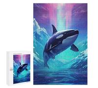 1000 PCS Puzzle For Adults Magical Killer Whale Jigsaws for Adults Relax Games Pattern Assembly Deal As Gifts for The Whole Family 1000 PCS