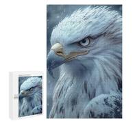 1000 PCS Puzzle for Adults Majestic Bald Eagle Portrait in Winter Puzzle For Teenagers Improve Memory Every Piece Is Unique - Learning Educational Toys 1000 PCS