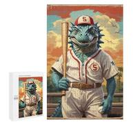 1000 PCS Puzzle For Adults Mesozoic Baseball Legend 5 Jigsaws for Adults Relax Games Pattern Assembly Deal As Gifts for The Whole Family 1000 PCS