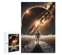 1000 PCS Puzzle for Adults Moonlit Astronaut's Journey Adult Jigsaw Puzzle Brain Teaser Game But Fun And Humorous Fun at Home Activities, 1000 PCS