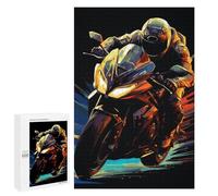 1000 PCS Puzzle For Adults Motorcycle Biker Sportler Jigsaw for Adults Relax Games Staycation Kill Time Deal As Gifts for The Whole Family 1000 PCS