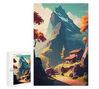 1000 PCS Puzzle for Adults Mountain Retreat Pathway Adult Jigsaw Puzzle Brain Teaser Game But Fun And Humorous Fun at Home Activities, 1000 PCS