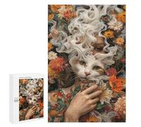 1000 PCS Puzzle For Adults Mystic Whiskers Jigsaw for Adults Relax Games Staycation Kill Time Deal As Gifts for The Whole Family 1000 PCS