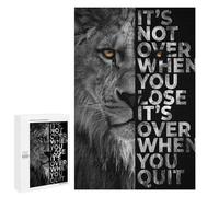 1000 PCS Puzzle For Adults Never Give Up Jigsaws for Adults Puzzle Improve Memory Wishlist with Santa Claus Stress Reduction Gifts 1000 PCS