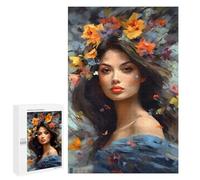 1000 PCS Puzzle for Adults Painted European Woman Puzzle For Teenagers Improve Memory Every Piece Is Unique - Learning Educational Toys 1000 PCS