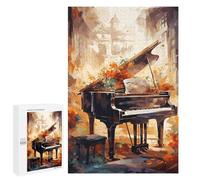 1000 PCS Puzzle For Adults Piano Serene Sonata Jigsaw Anti-Stress Toys Presents for Women Deal As Gifts for The Whole Family 1000 PCS