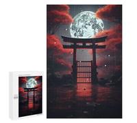 1000 PCS Puzzle For Adults Red Fantasy Gate in Japan Jigsaw for Adults Relax Games Staycation Kill Time Deal As Gifts for The Whole Family 1000 PCS