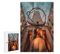 1000 PCS Puzzle For Adults Rockefeller Center Jigsaw for Adults Relax Games Staycation Kill Time Deal As Gifts for The Whole Family 1000 PCS