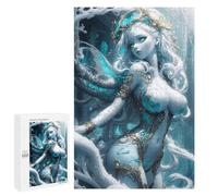 1000 PCS Puzzle for Adults Silver Golden Anime Girl Puzzle For Teenagers Improve Memory Every Piece Is Unique - Learning Educational Toys 1000 PCS