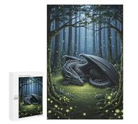 1000 PCS Puzzle For Adults Sleeping Dragon in Quiet Forest Jigsaws for Adults Relax Games Pattern Assembly Deal As Gifts for The Whole Family 1000 PCS