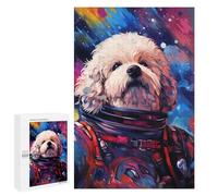 1000 PCS Puzzle For Adults Space Pooch Adventure -9 Jigsaw Puzzles for Teenagers Staycation Kill Time Challenging To Complete Educational Family Game 1000 PCS