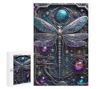 1000 PCS Puzzle For Adults Steampunk Dragonfly Jigsaws for Adults Puzzle Improve Memory Wishlist with Santa Claus Stress Reduction Gifts 1000 PCS
