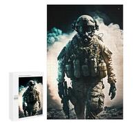 1000 PCS Puzzle For Adults Troops Hunter Jigsaw for Adults Relax Games Staycation Kill Time Deal As Gifts for The Whole Family 1000 PCS