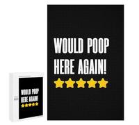 1000 PCS Puzzle For Adults Would Poop Here Again Jigsaws for Adults Relax Games Pattern Assembly Deal As Gifts for The Whole Family 1000 PCS