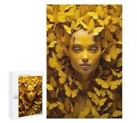 1000 PCS Puzzle For Adults Yellow Butterflies Jigsaw for Adults Relax Games Staycation Kill Time Deal As Gifts for The Whole Family 1000 PCS