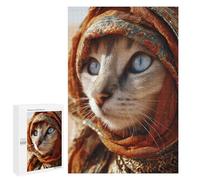 1000 PCS Puzzle For Teenagers Exotic Cat in Desert Attire Adult Jigsaw Puzzles Difficult Hard Challenging To Complete Challenging Family Fun Game 1000 PCS
