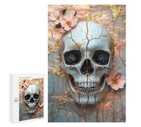 1000 PCS Puzzle For Teenagers Gothic Skull Wall Art Decor-3 Adult Jigsaw Puzzles Stress Reliever Challenging To Complete Birthday And Unique Gifts 1000 PCS